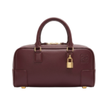 Amazon 23 Classic Structured Top-Handle Bag – Burgundy