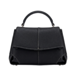 Numér Dix Curved Half-Moon Shoulder Bag – Black