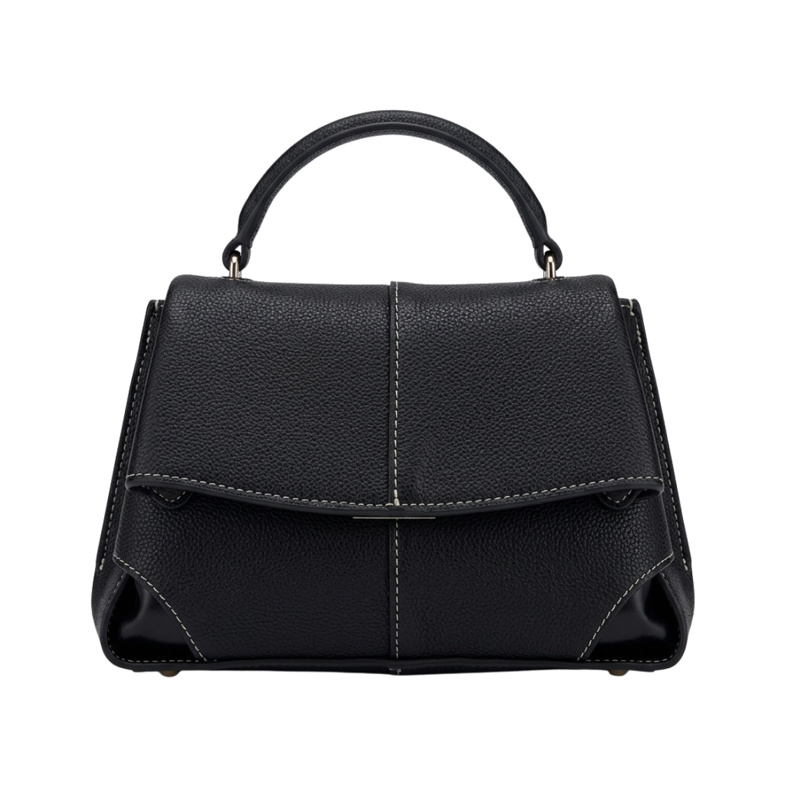 10 Numér Dix Curved Half-Moon Shoulder Bag – Black - Image 1
