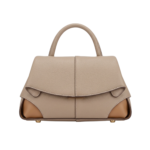 Numér Dix Curved Half-Moon Shoulder Bag – Sand Beige