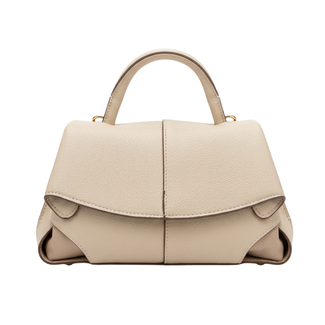12 Numér Dix Curved Half-Moon Shoulder Bag – Off White - Image 1
