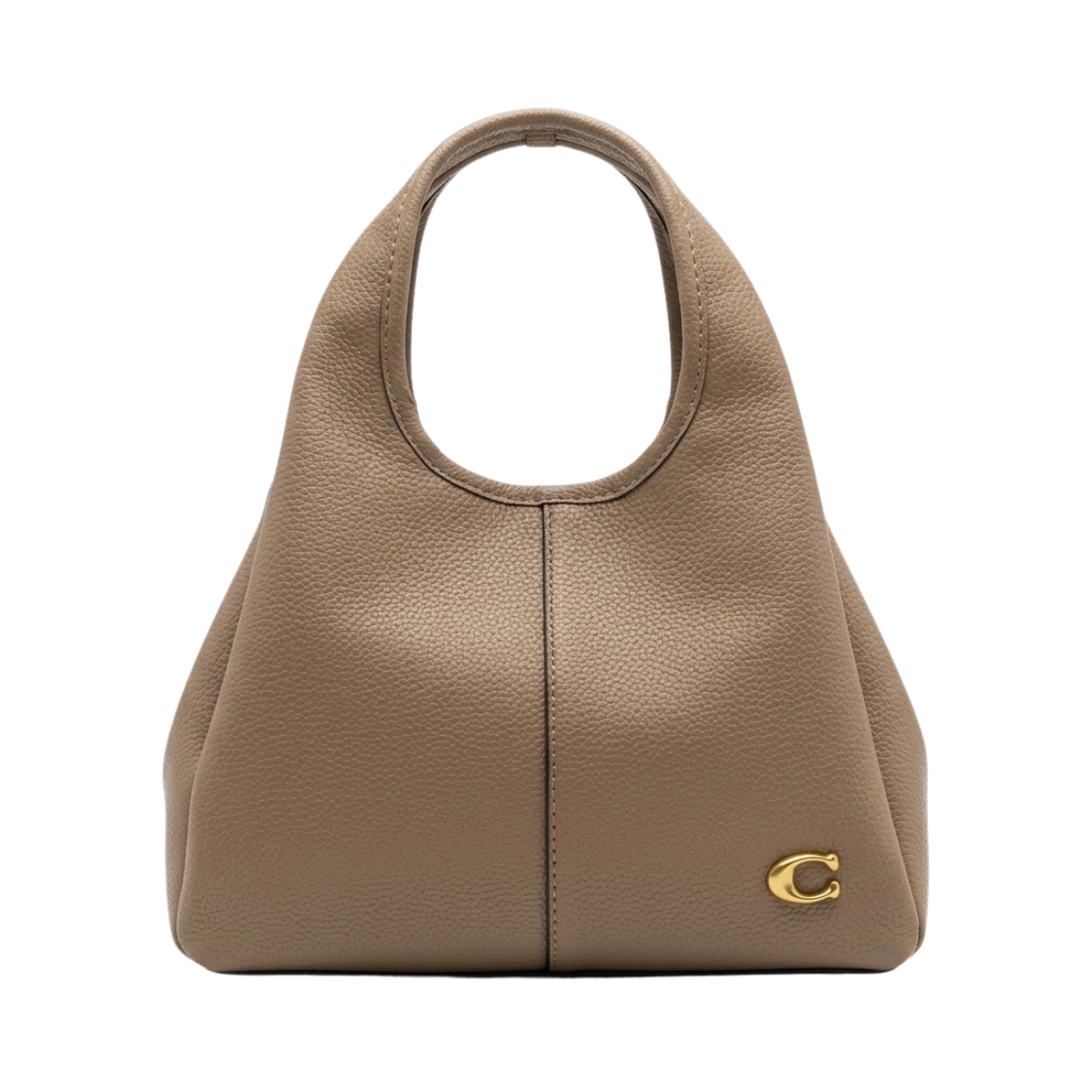 22 Lan 23 Signature Jacquard Signature Pattern Structured Shoulder Bag – Brown Jacquard - Image 1