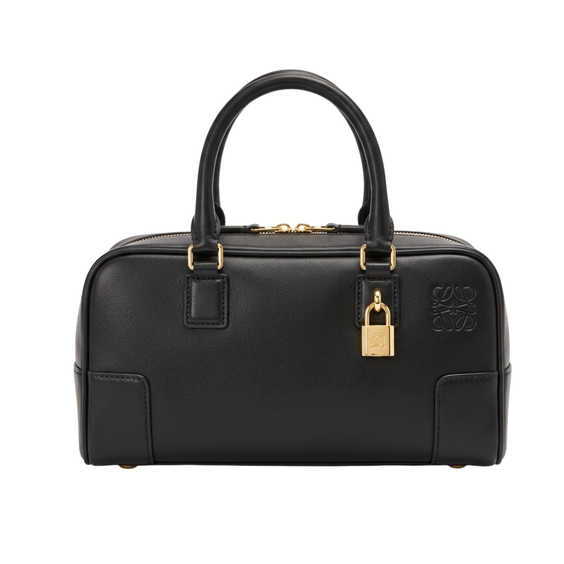 4 Amazon 23 Classic Structured Top-Handle Bag – Black - Image 1