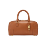 Amazon 23 Classic Structured Top-Handle Bag – Tan