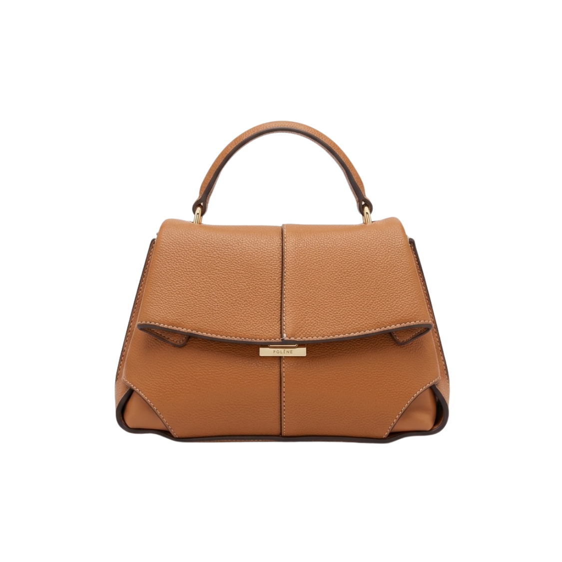 7 Numér Dix Curved Half-Moon Shoulder Bag – Tan - Image 1