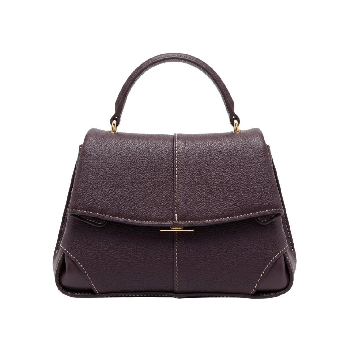 9 Numér Dix Curved Half-Moon Shoulder Bag – Dark Chocolate - Image 1