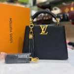 Braided Handle Tassel Handbag with Detachable Strap - Image 2