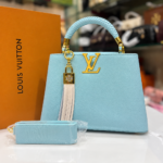 Braided Handle Tassel Handbag with Detachable Strap - Image 3